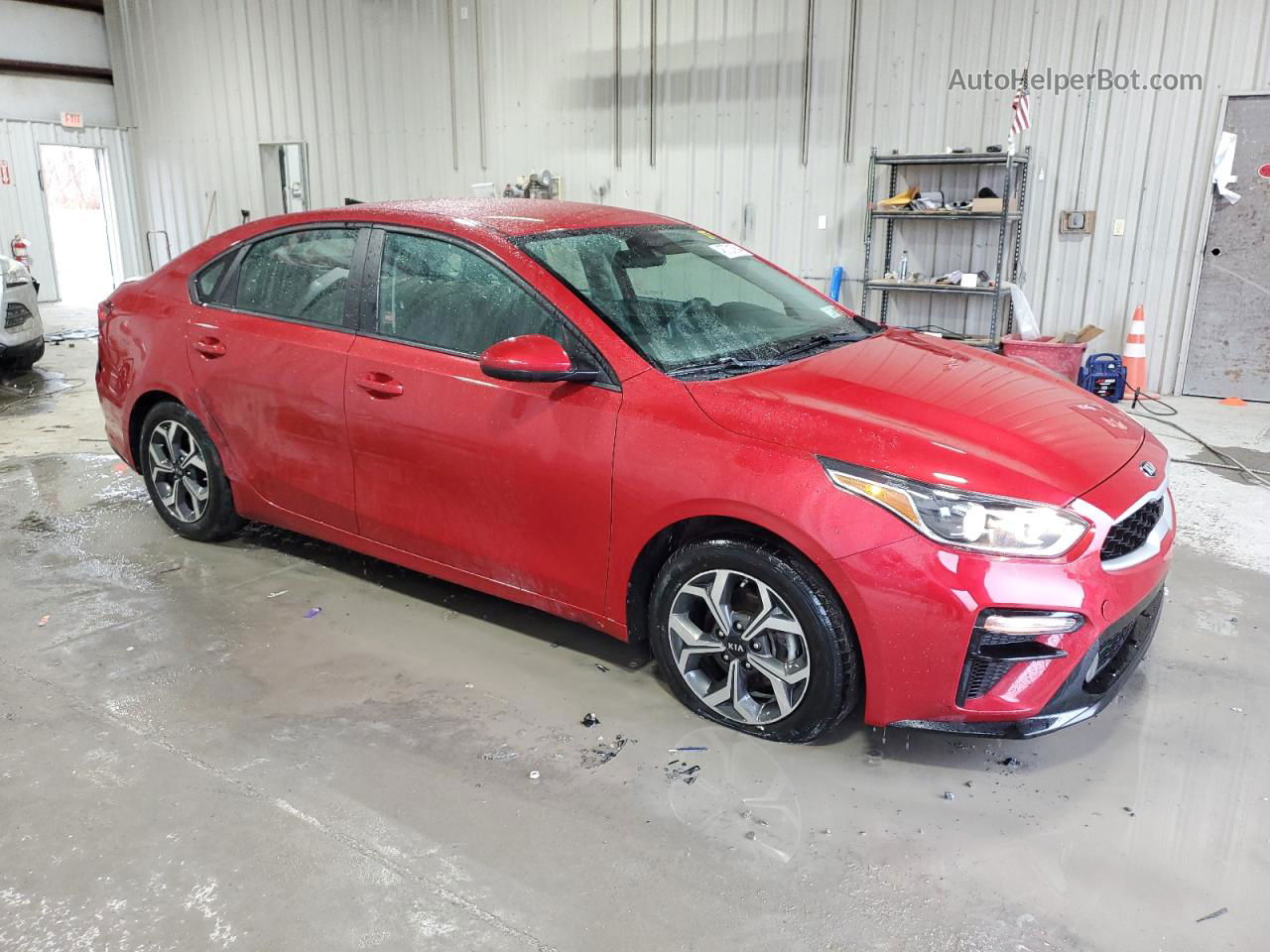 2020 Kia Forte Fe Красный vin: 3KPF24AD6LE187219