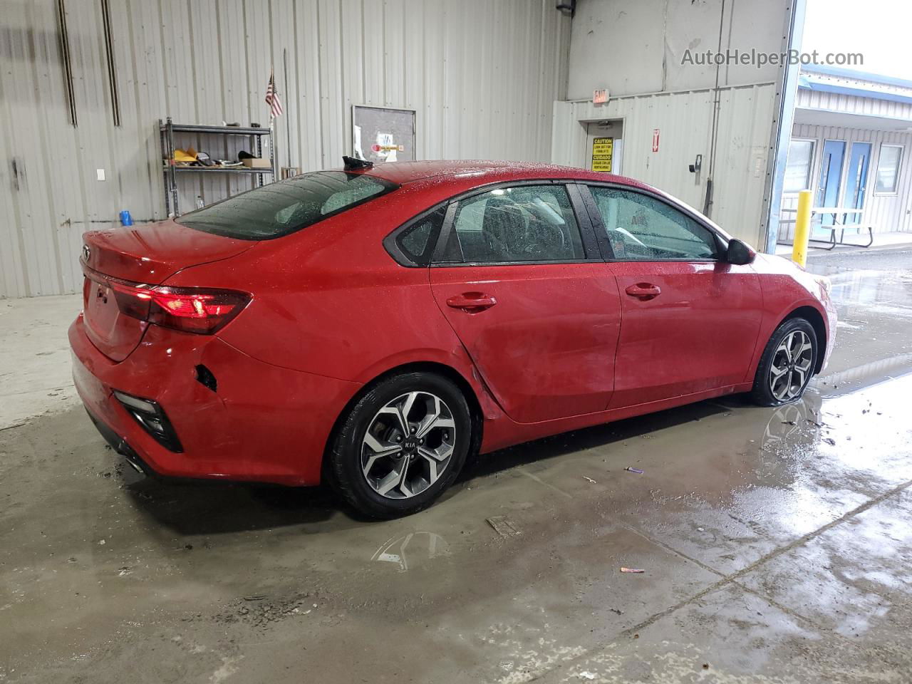 2020 Kia Forte Fe Красный vin: 3KPF24AD6LE187219