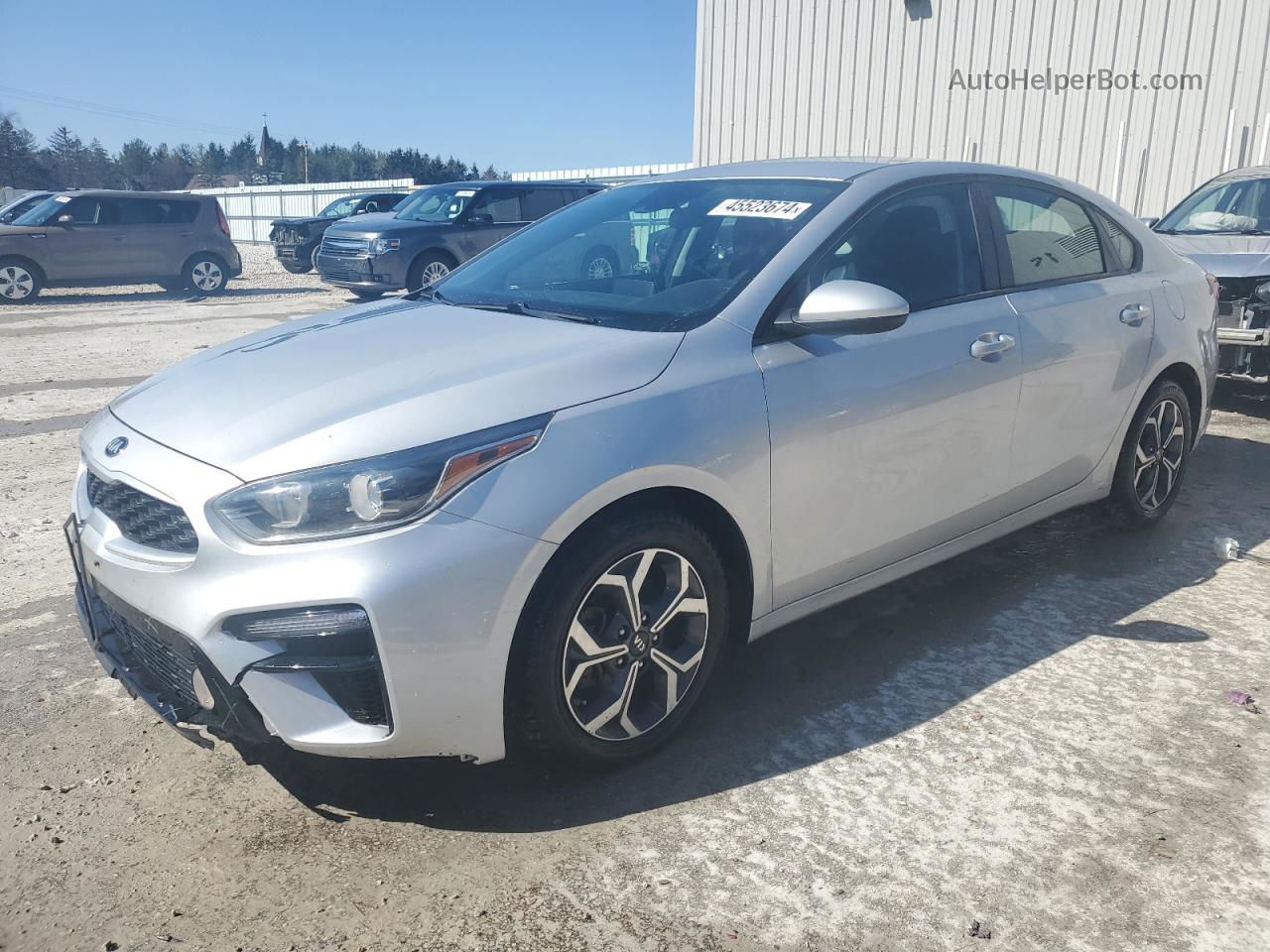 2020 Kia Forte Fe Silver vin: 3KPF24AD6LE192176