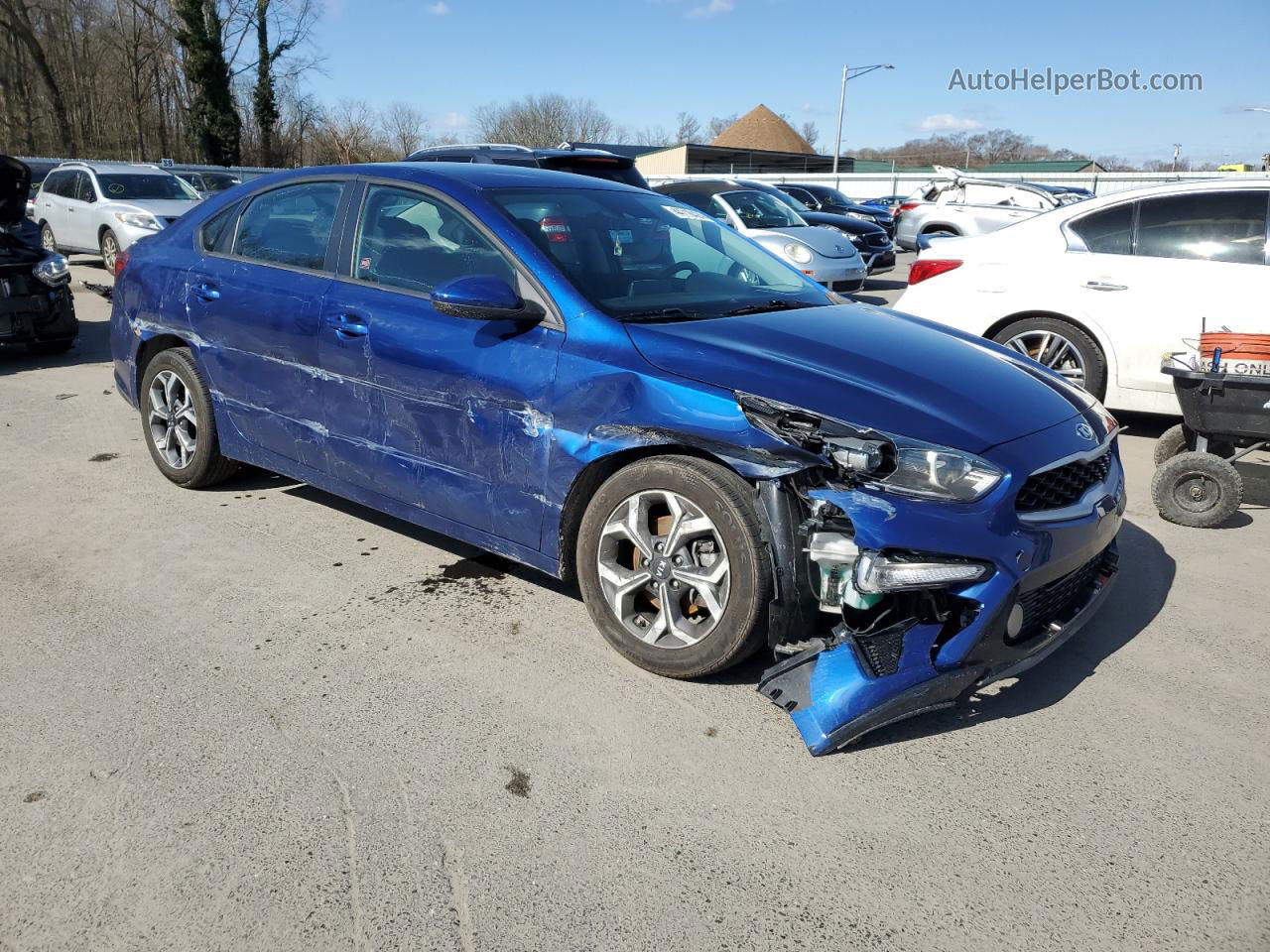 2020 Kia Forte Fe Blue vin: 3KPF24AD6LE196230