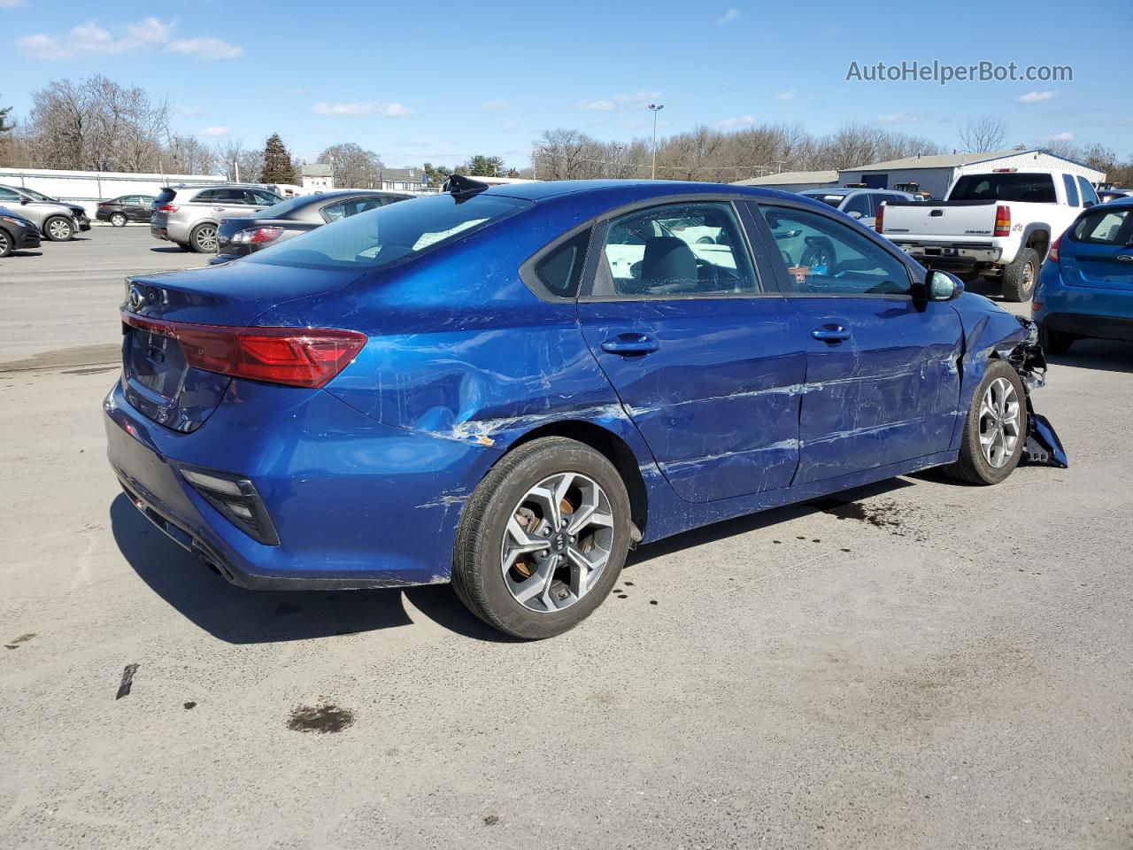 2020 Kia Forte Fe Синий vin: 3KPF24AD6LE196230