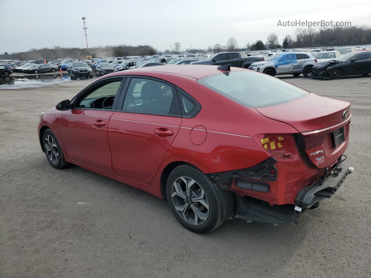 2020 Kia Forte Fe Красный vin: 3KPF24AD6LE203483