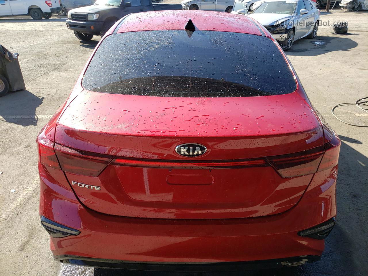 2020 Kia Forte Fe Красный vin: 3KPF24AD6LE205962