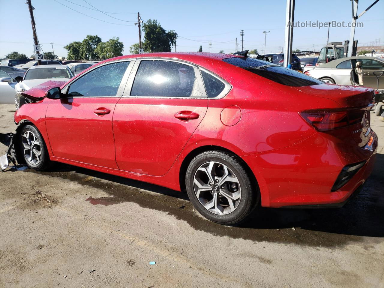 2020 Kia Forte Fe Красный vin: 3KPF24AD6LE205962