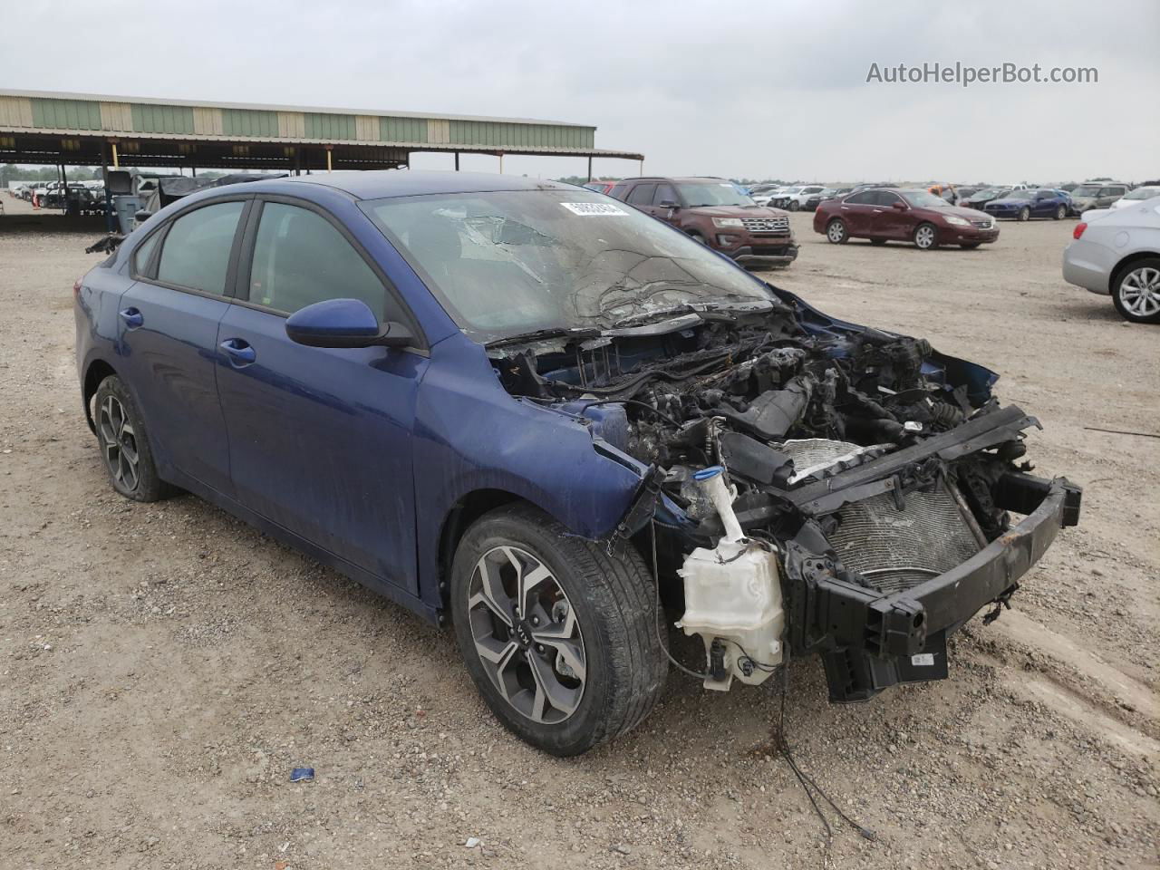 2020 Kia Forte Fe Синий vin: 3KPF24AD6LE210773