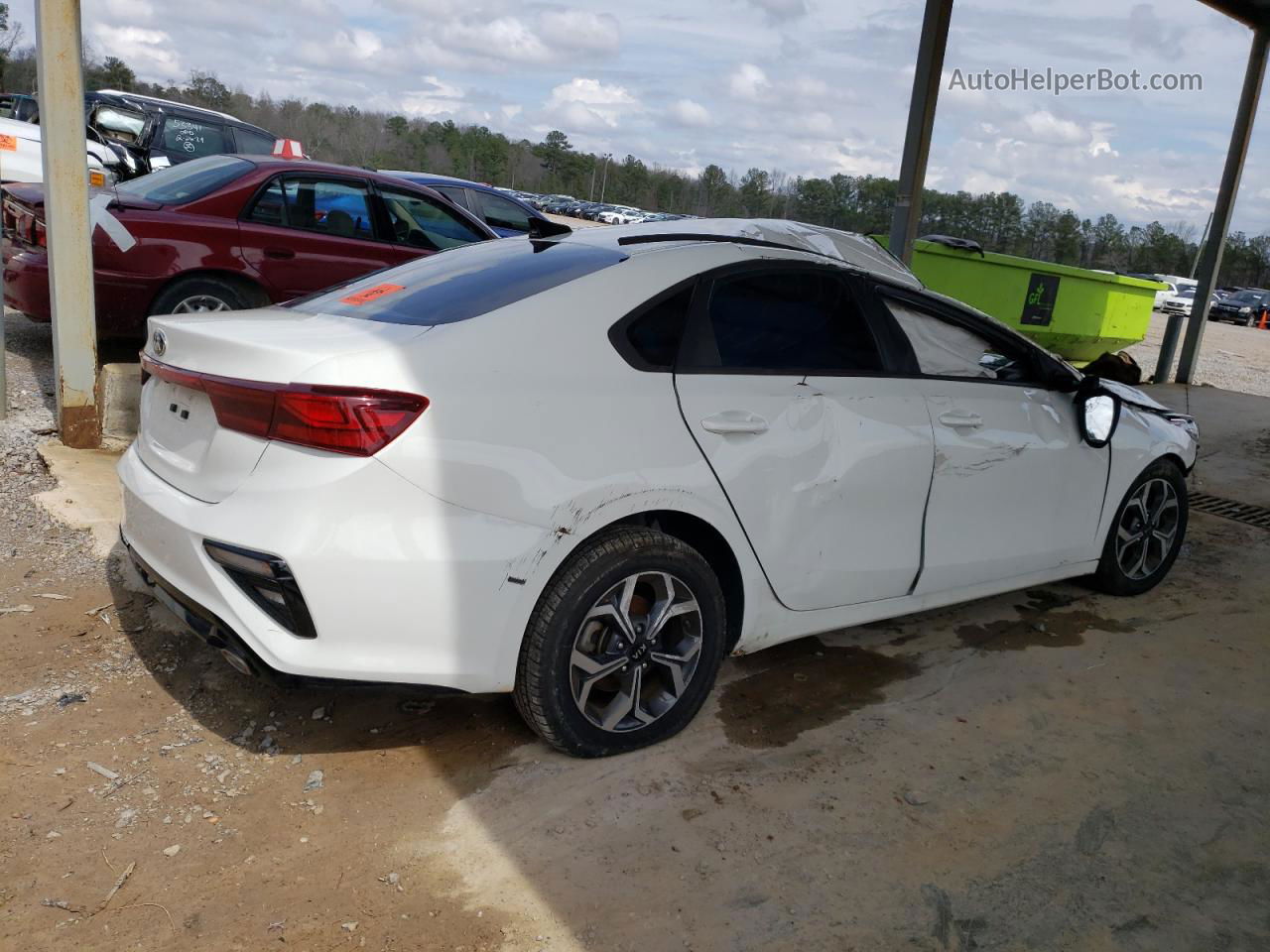 2020 Kia Forte Fe Белый vin: 3KPF24AD6LE211616