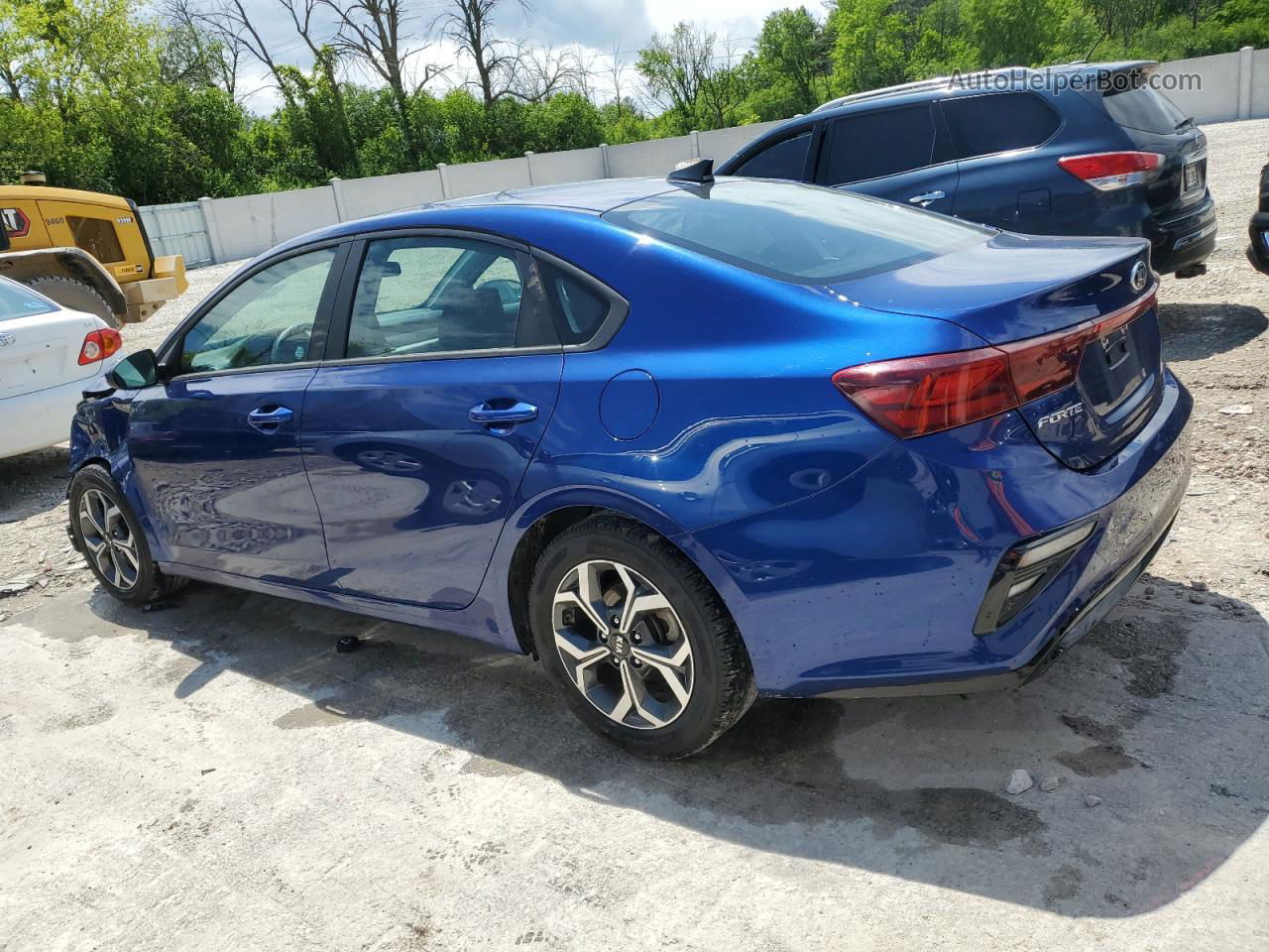 2020 Kia Forte Fe Синий vin: 3KPF24AD6LE213656