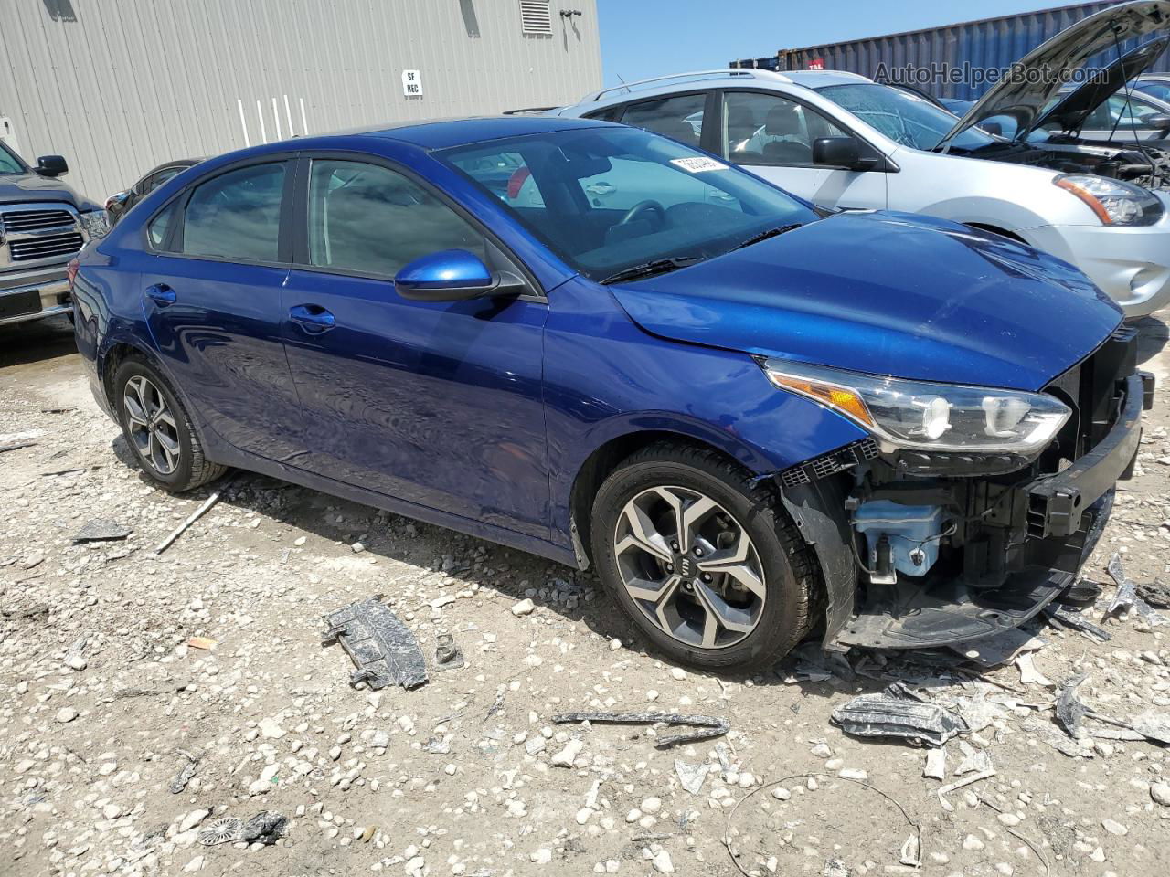 2020 Kia Forte Fe Синий vin: 3KPF24AD6LE213656