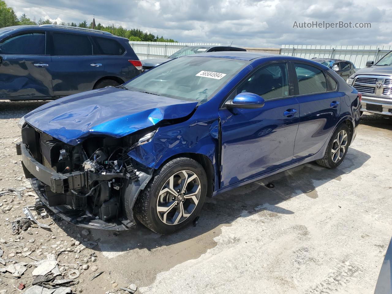 2020 Kia Forte Fe Blue vin: 3KPF24AD6LE213656