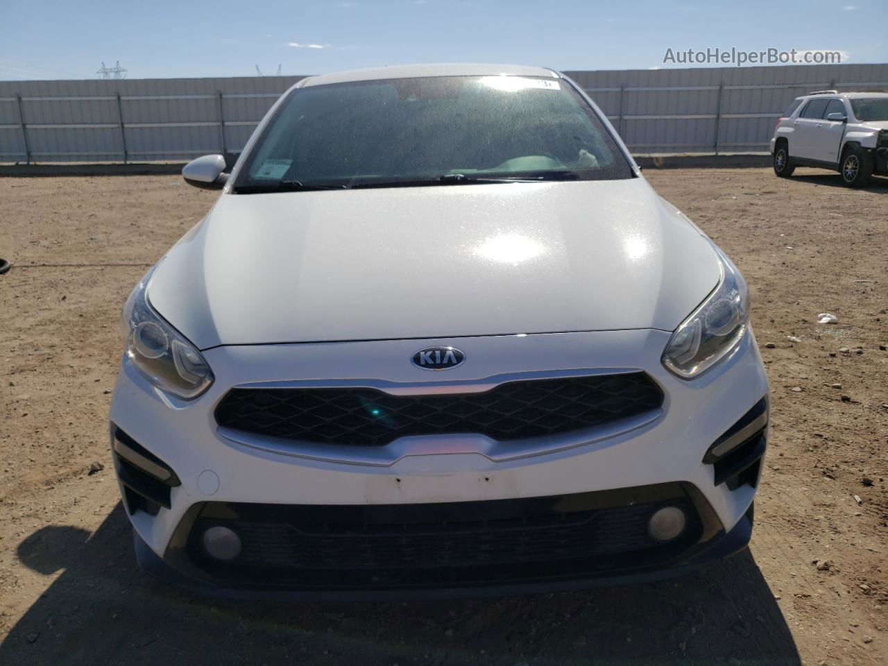 2020 Kia Forte Fe White vin: 3KPF24AD6LE245801