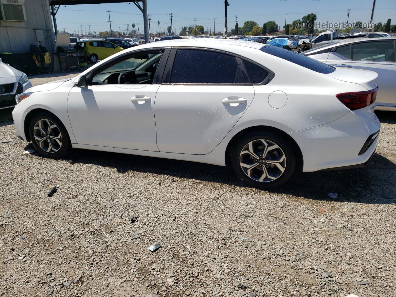 2020 Kia Forte Fe White vin: 3KPF24AD6LE246432