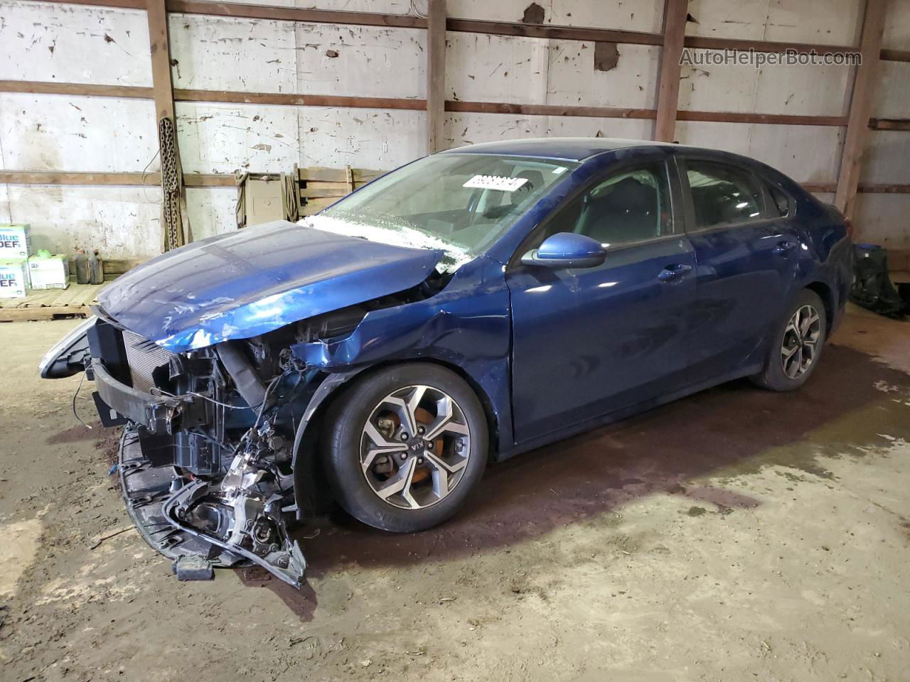 2020 Kia Forte Fe Blue vin: 3KPF24AD6LE249234