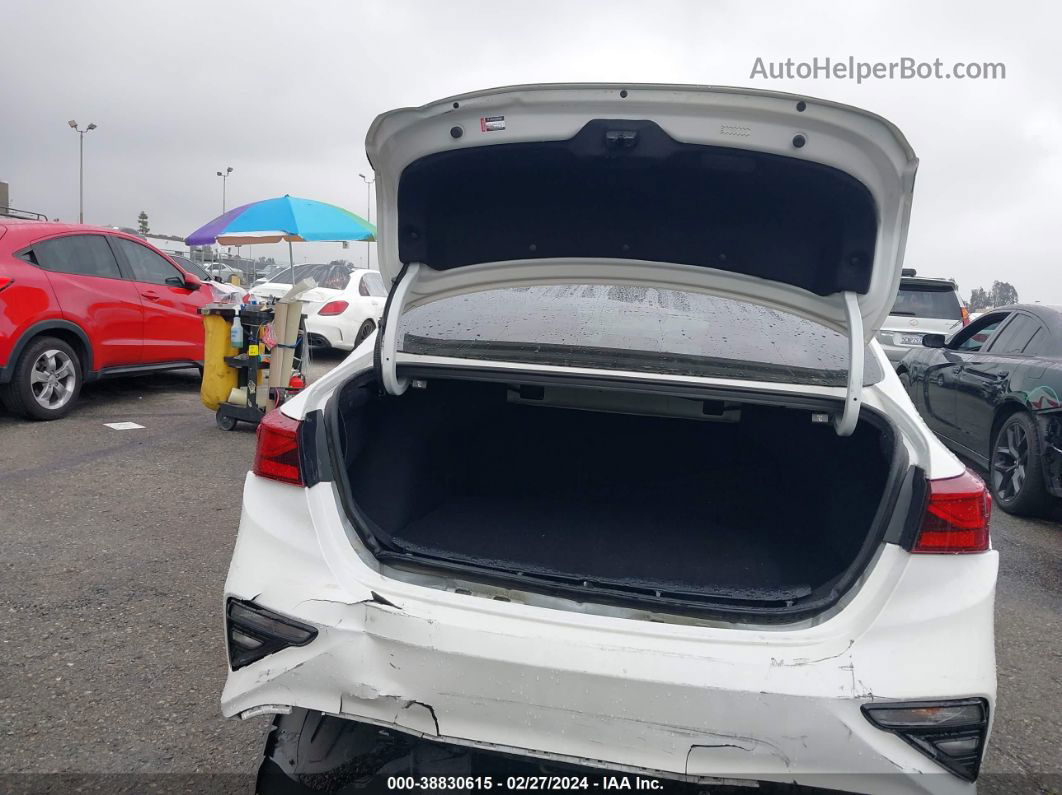 2020 Kia Forte Lxs White vin: 3KPF24AD6LE250884