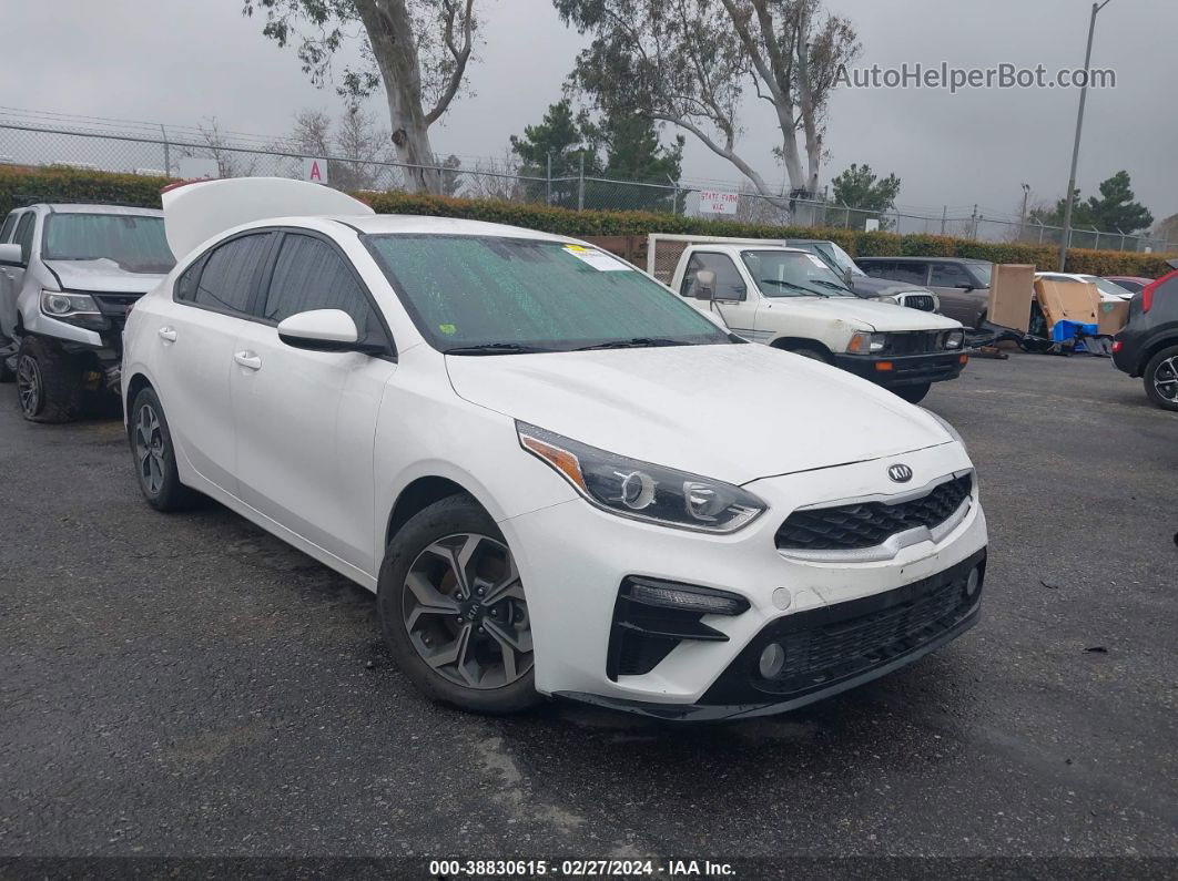 2020 Kia Forte Lxs White vin: 3KPF24AD6LE250884