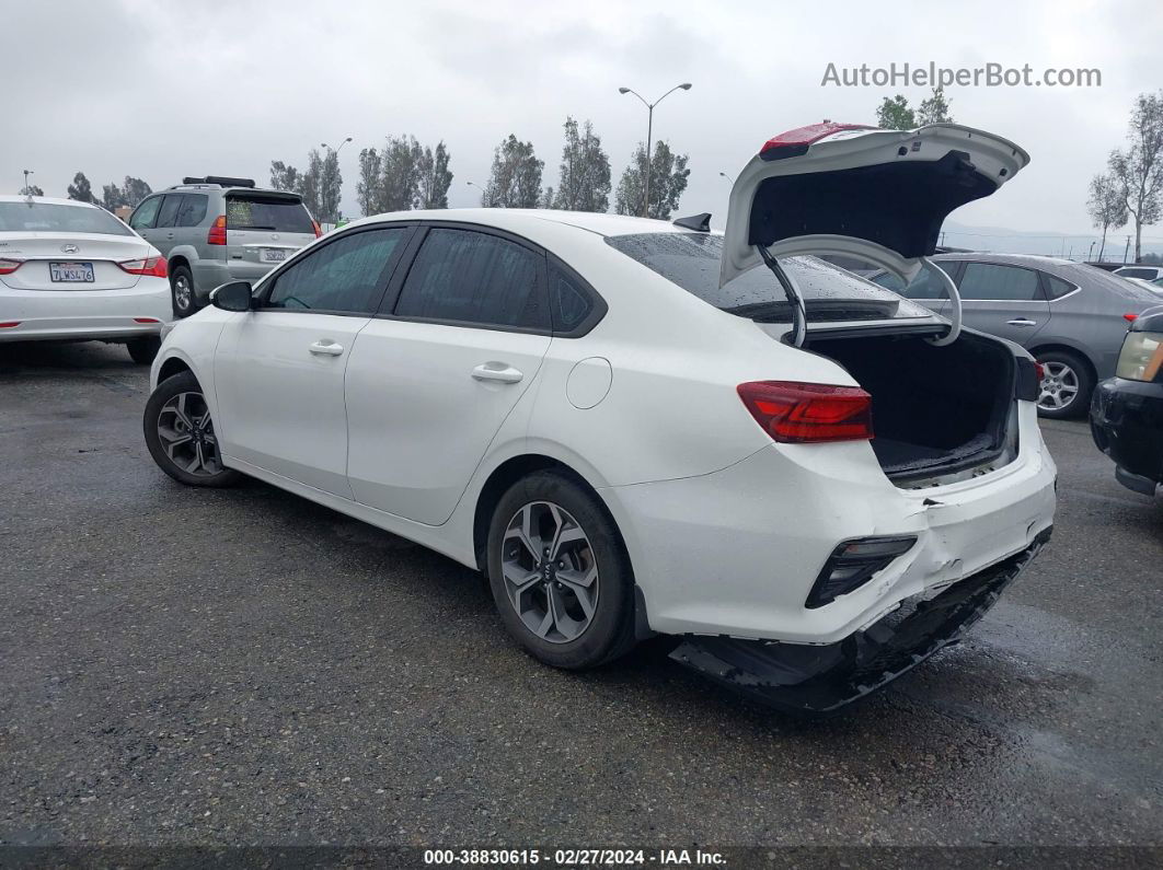 2020 Kia Forte Lxs White vin: 3KPF24AD6LE250884