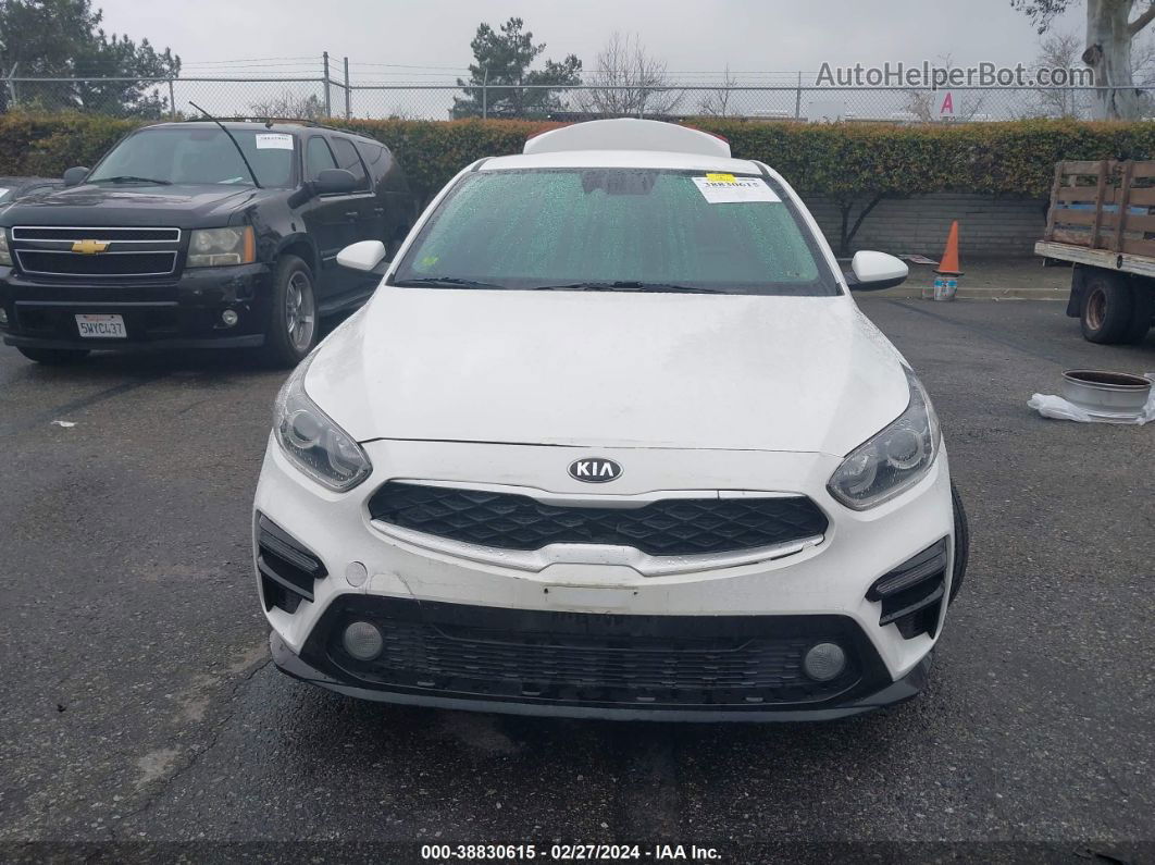 2020 Kia Forte Lxs White vin: 3KPF24AD6LE250884