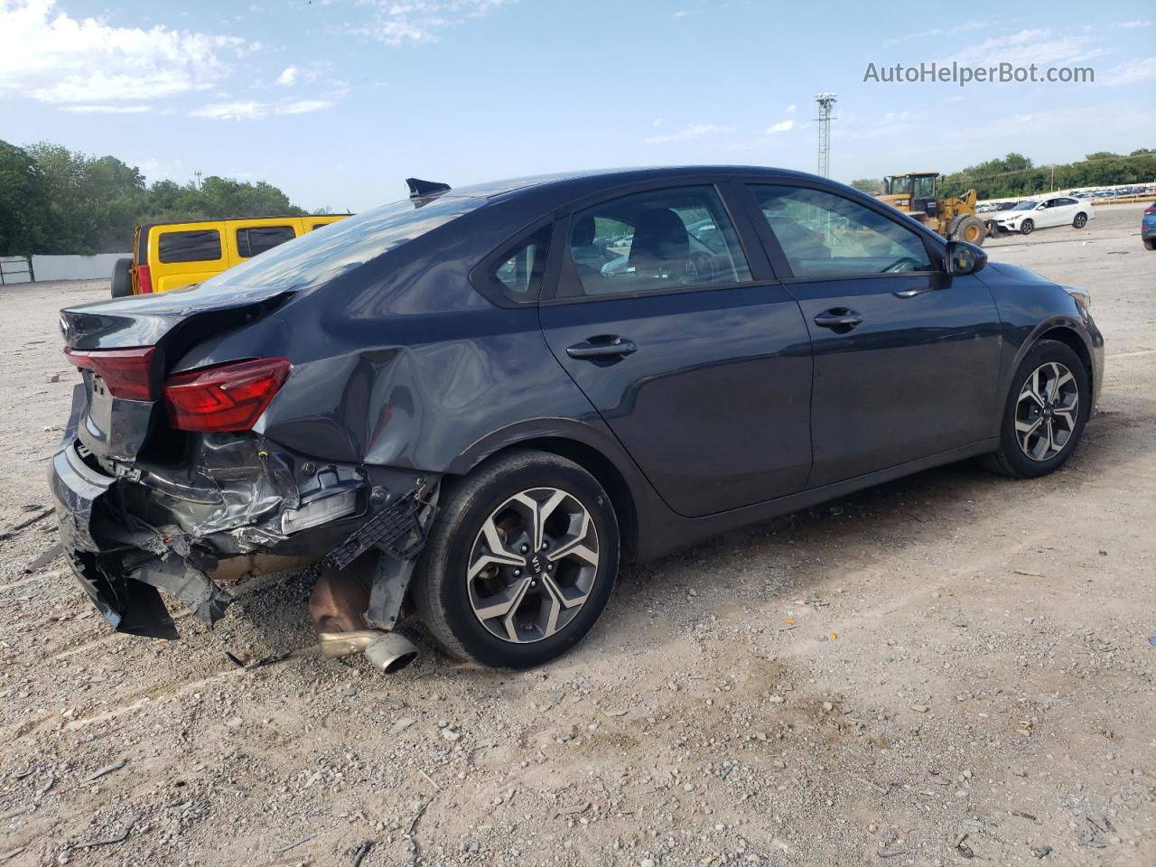 2020 Kia Forte Fe Gray vin: 3KPF24AD6LE251484