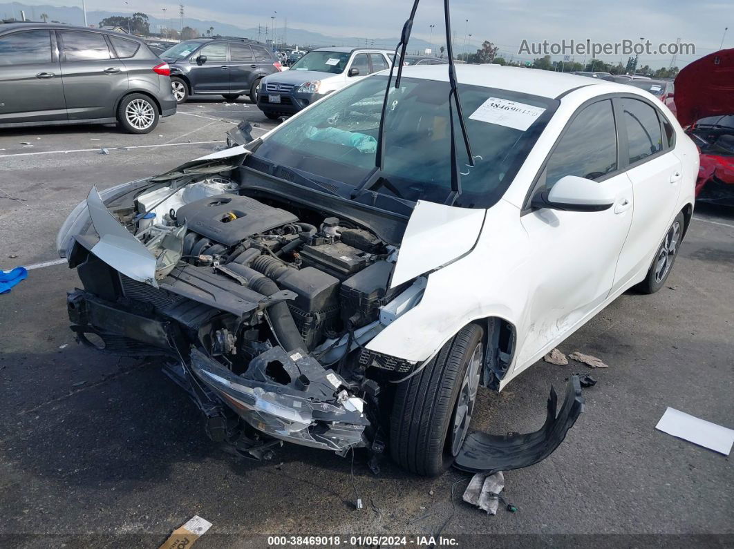 2020 Kia Forte Lxs White vin: 3KPF24AD6LE257088