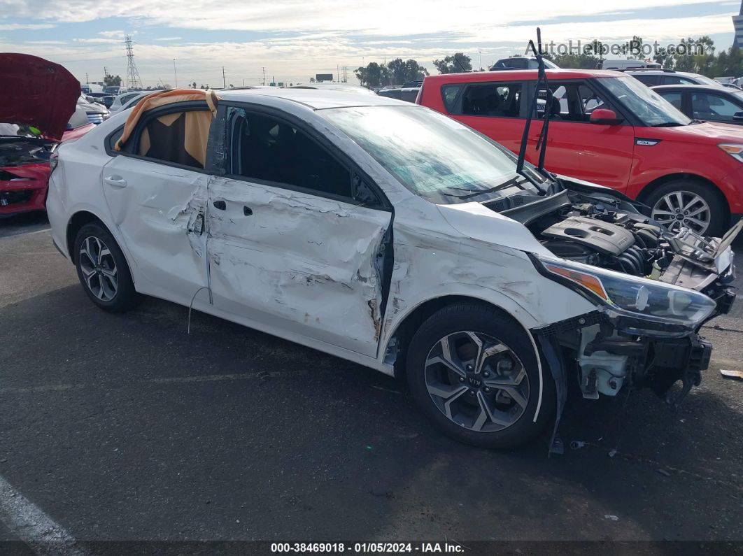 2020 Kia Forte Lxs White vin: 3KPF24AD6LE257088