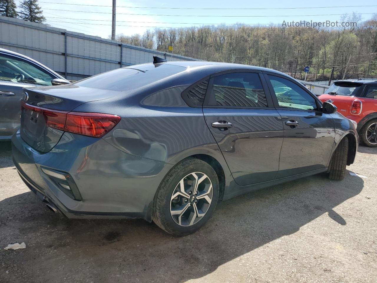 2020 Kia Forte Fe Gray vin: 3KPF24AD6LE259598