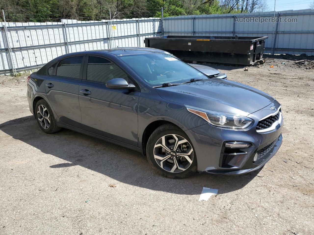 2020 Kia Forte Fe Gray vin: 3KPF24AD6LE259598