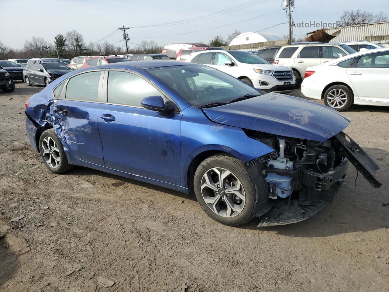 2020 Kia Forte Fe Blue vin: 3KPF24AD6LE262291