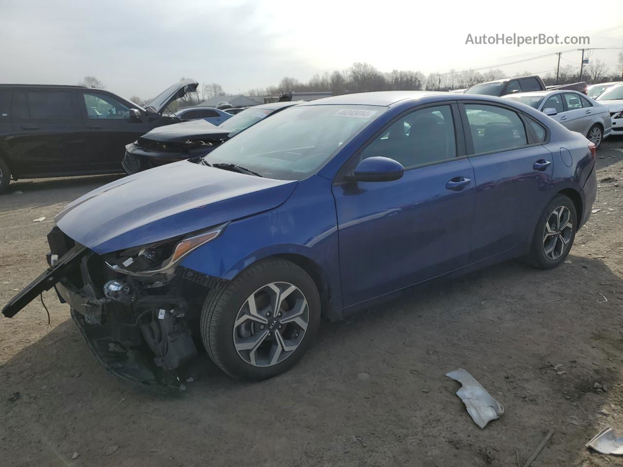 2020 Kia Forte Fe Blue vin: 3KPF24AD6LE262291