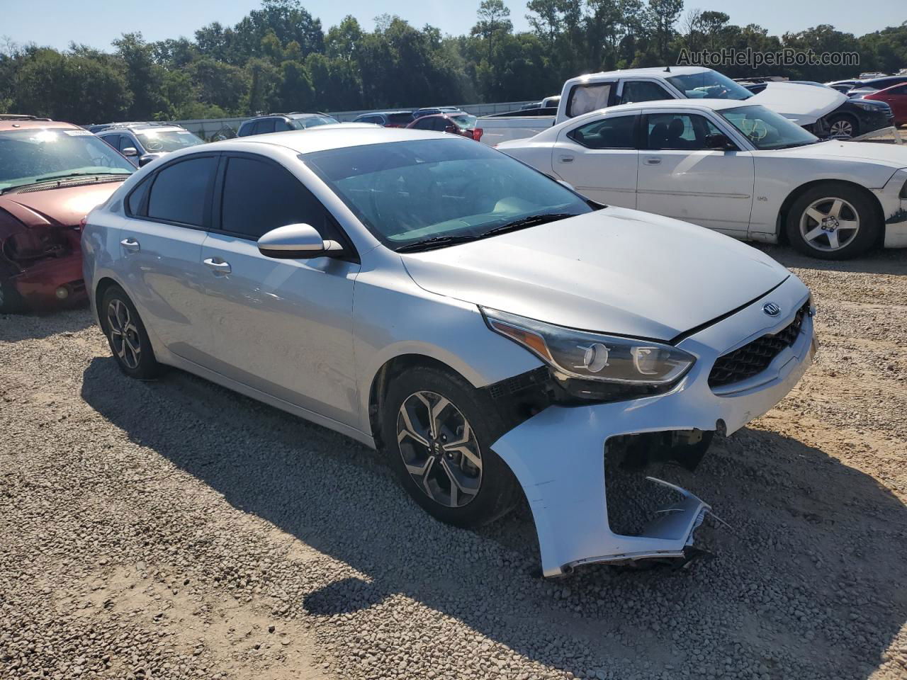 2020 Kia Forte Fe Серебряный vin: 3KPF24AD7LE149398