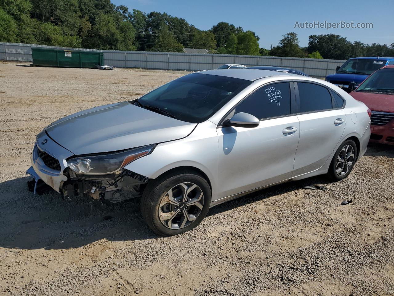 2020 Kia Forte Fe Silver vin: 3KPF24AD7LE149398