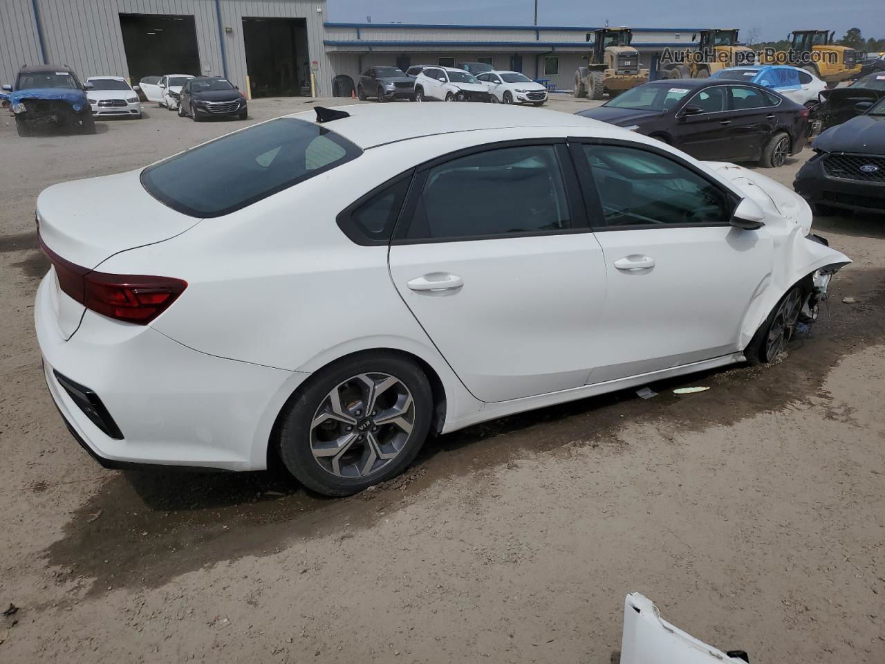 2020 Kia Forte Fe White vin: 3KPF24AD7LE159882