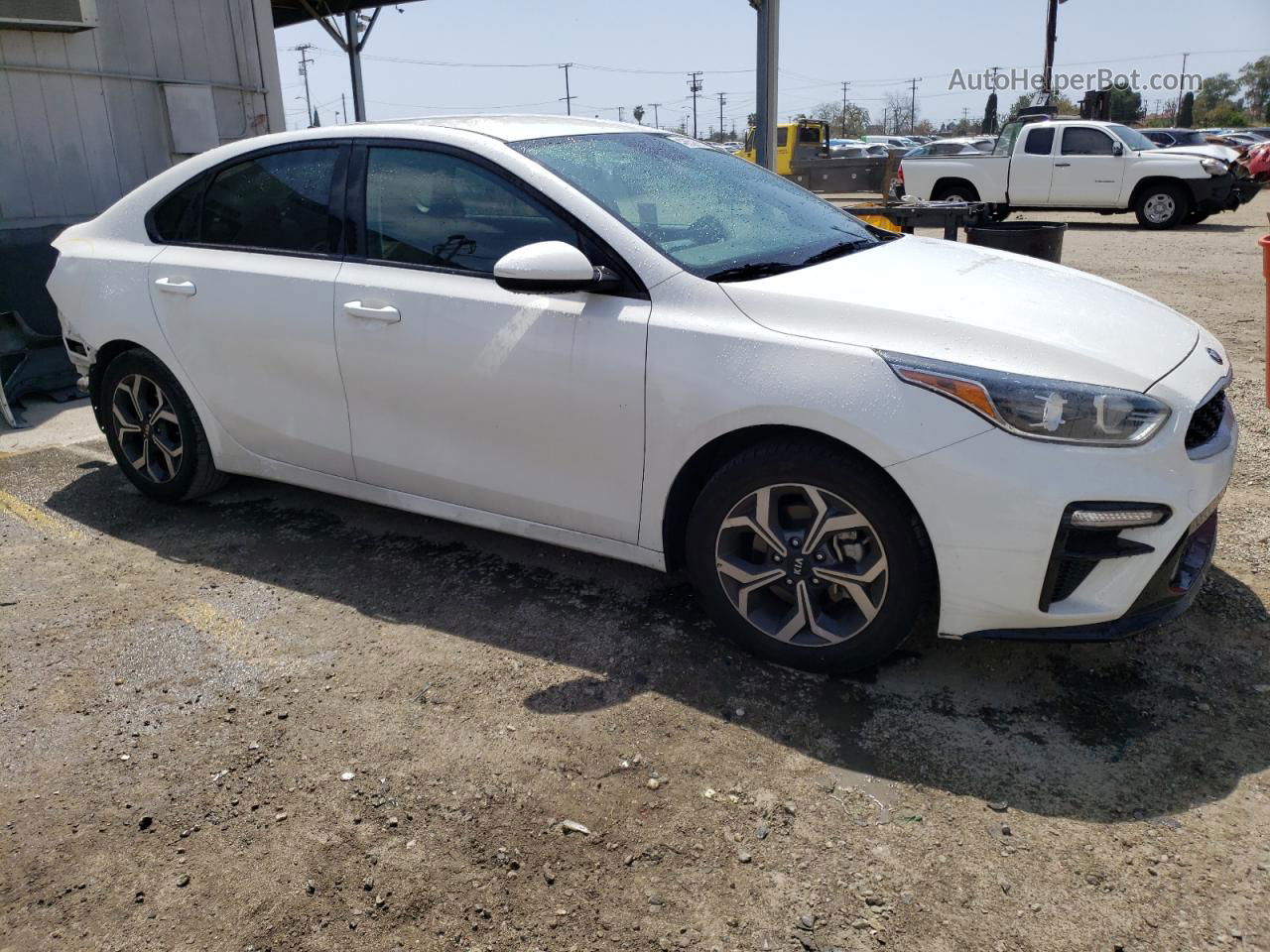 2020 Kia Forte Fe White vin: 3KPF24AD7LE170073