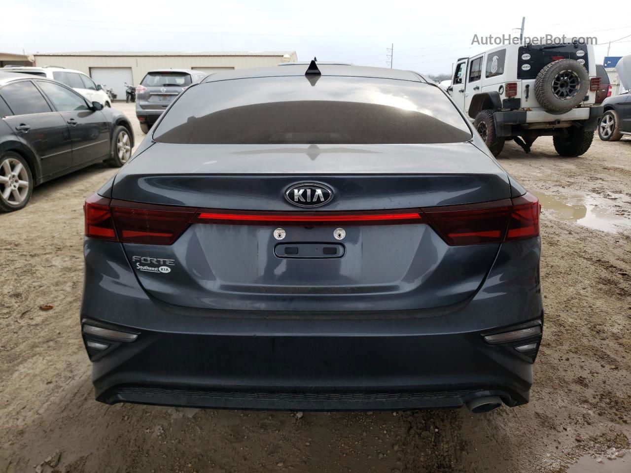 2020 Kia Forte Fe Gray vin: 3KPF24AD7LE187908