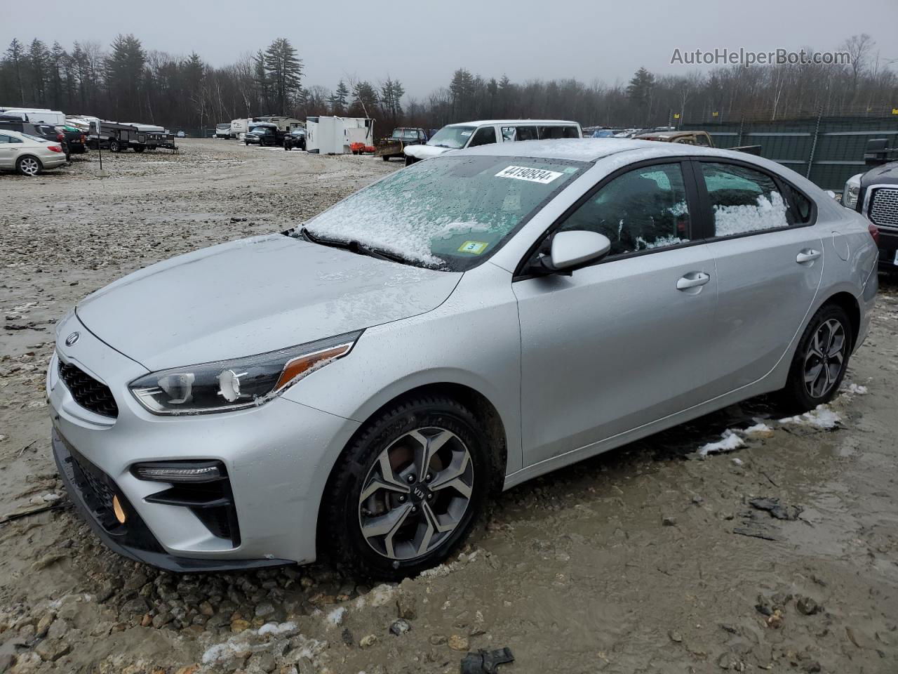 2020 Kia Forte Fe Silver vin: 3KPF24AD7LE192462