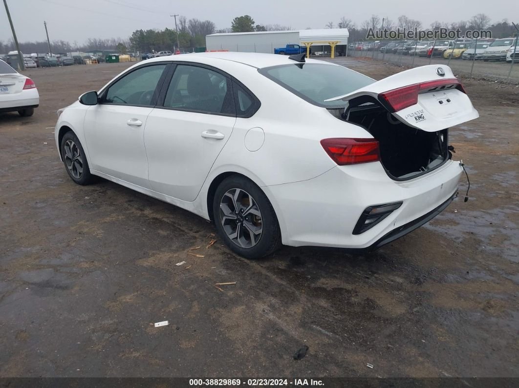 2020 Kia Forte Lxs White vin: 3KPF24AD7LE193918