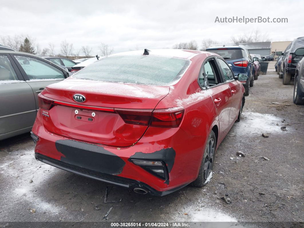 2020 Kia Forte Lxs Красный vin: 3KPF24AD7LE212841