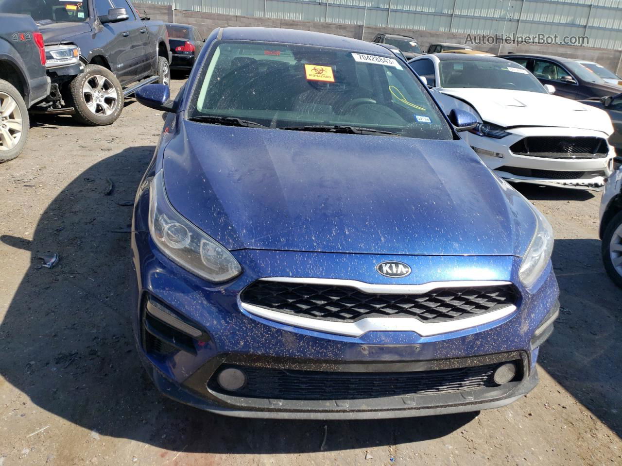 2020 Kia Forte Fe Синий vin: 3KPF24AD7LE222317