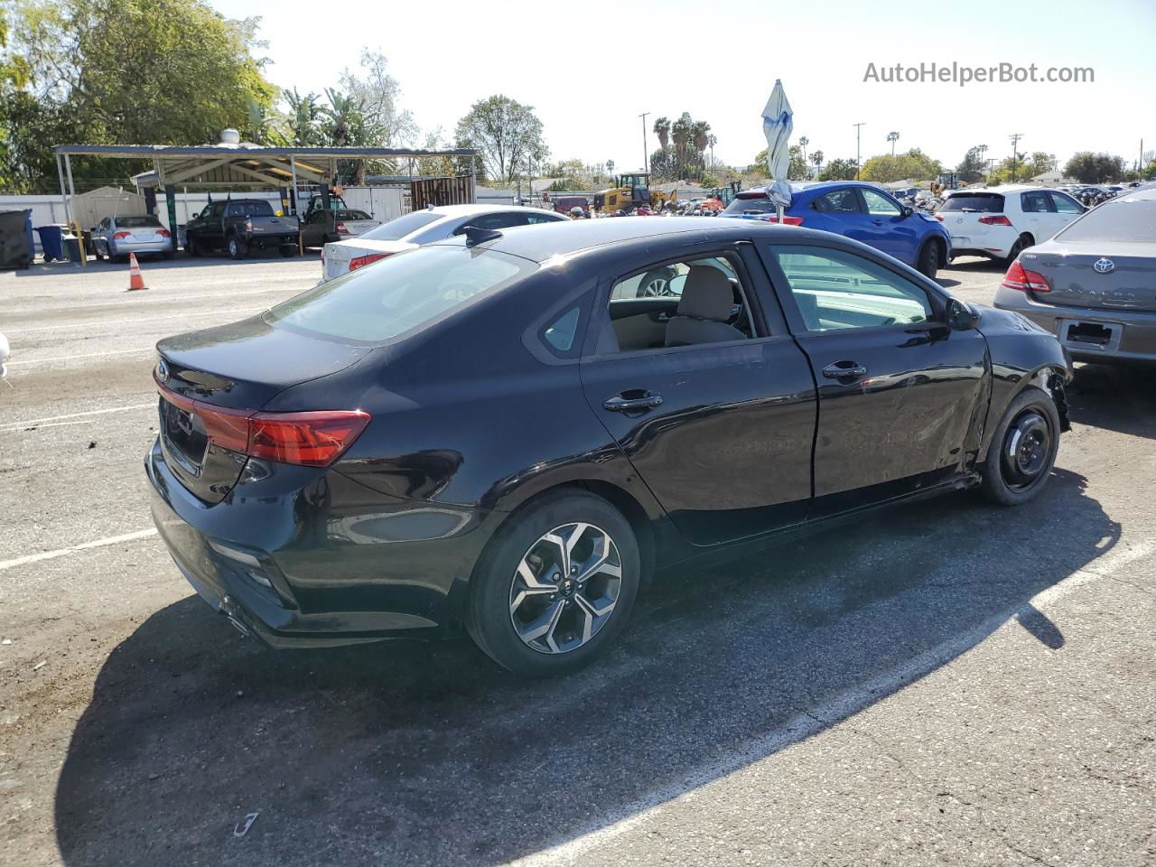 2020 Kia Forte Fe Black vin: 3KPF24AD7LE231681