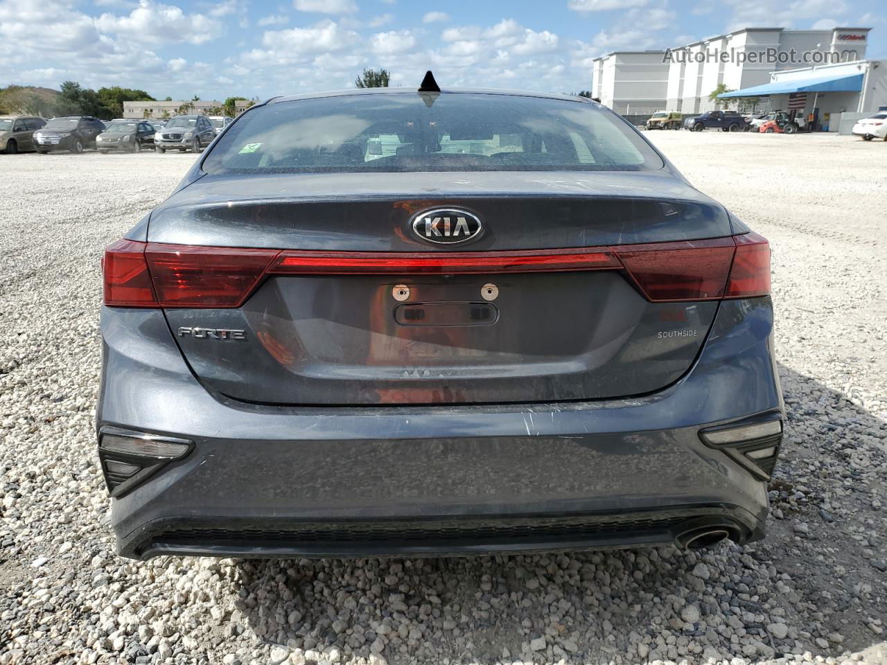 2020 Kia Forte Fe Gray vin: 3KPF24AD7LE243958