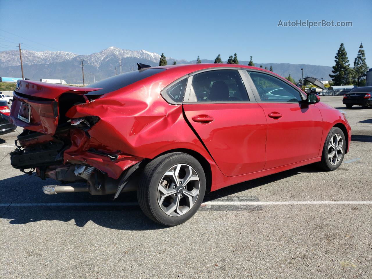 2020 Kia Forte Fe Красный vin: 3KPF24AD7LE244415