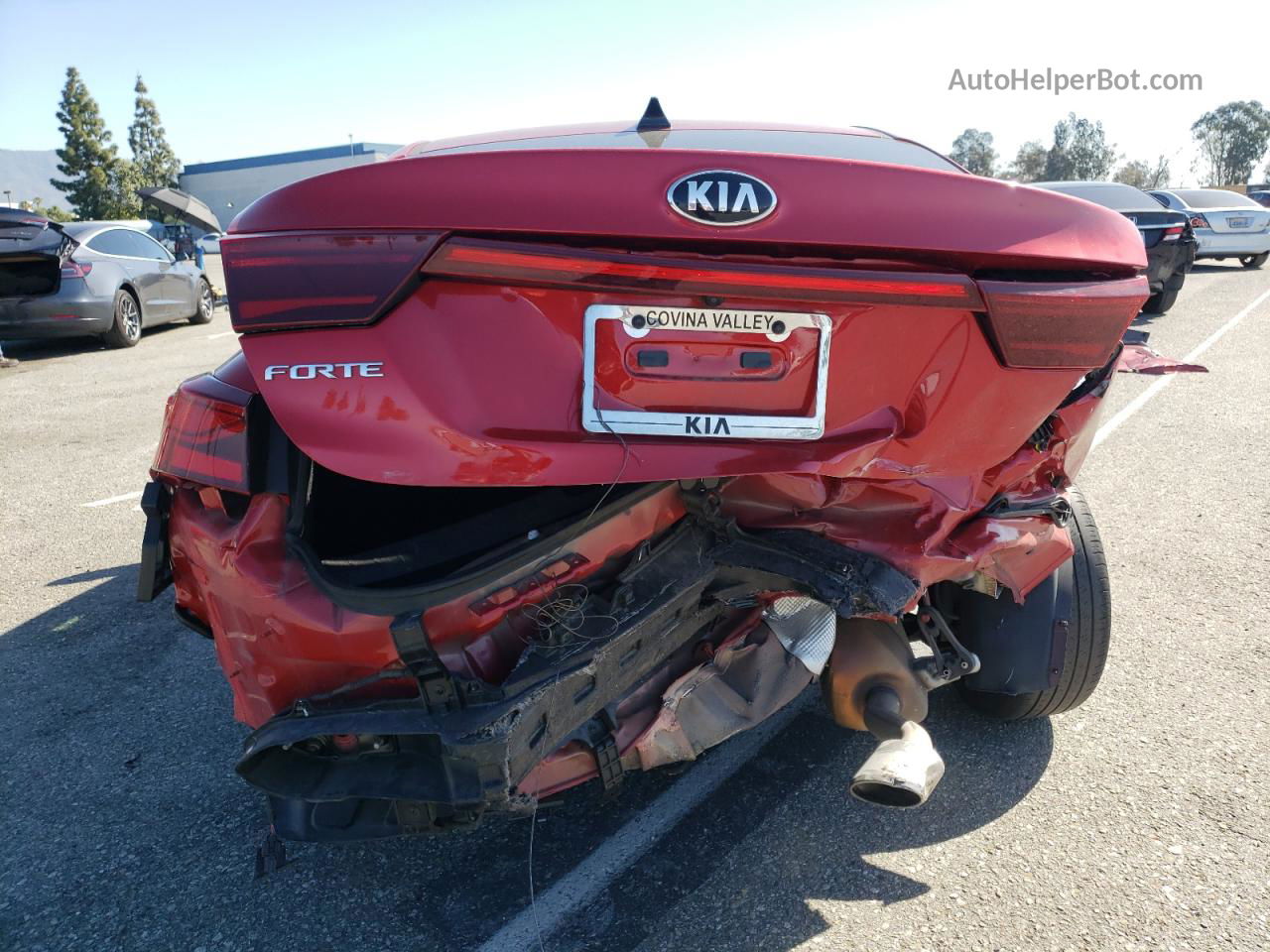 2020 Kia Forte Fe Red vin: 3KPF24AD7LE244415