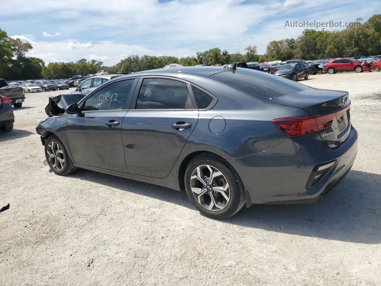 2020 Kia Forte Fe Gray vin: 3KPF24AD7LE247170