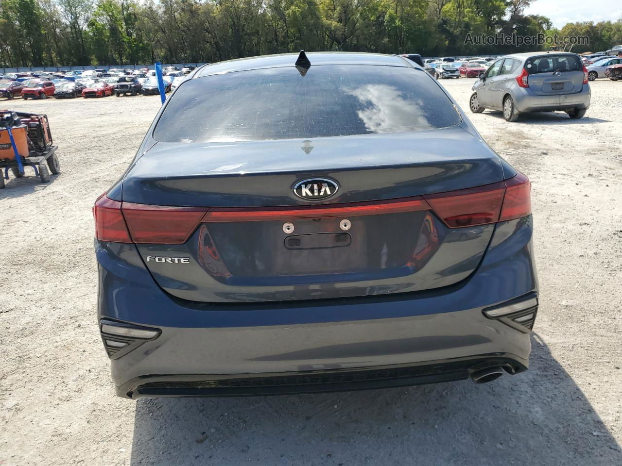 2020 Kia Forte Fe Gray vin: 3KPF24AD7LE247170