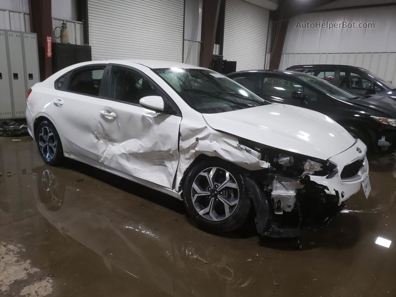 2020 Kia Forte Fe White vin: 3KPF24AD7LE259447