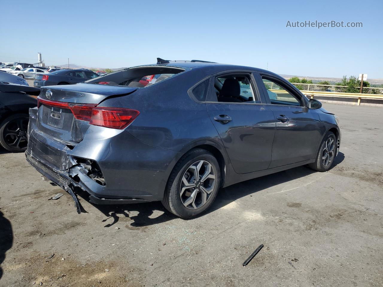 2020 Kia Forte Fe Gray vin: 3KPF24AD7LE262431