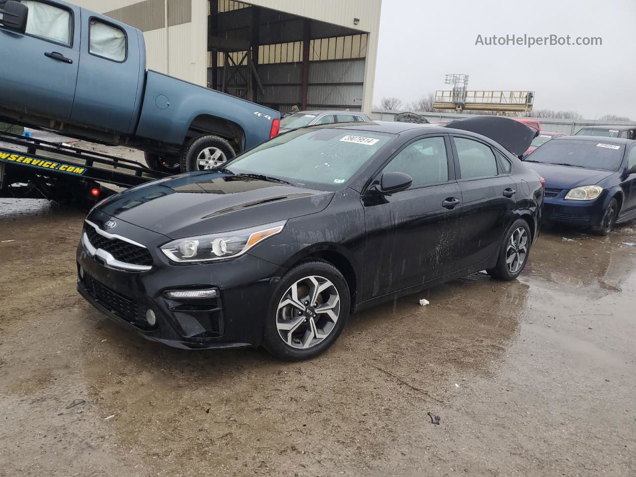 2020 Kia Forte Fe Черный vin: 3KPF24AD7LE262462