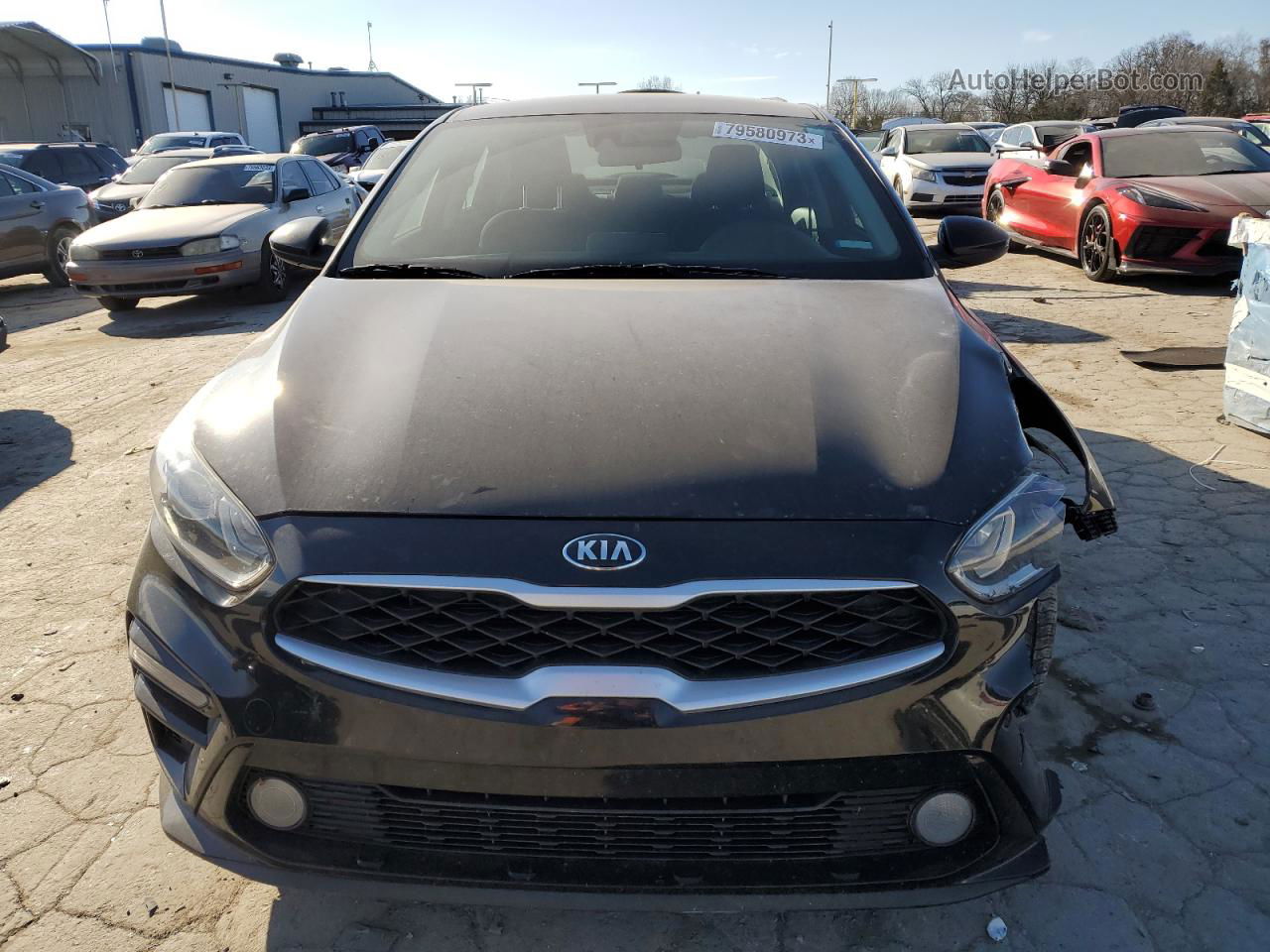 2020 Kia Forte Fe Black vin: 3KPF24AD8LE142900