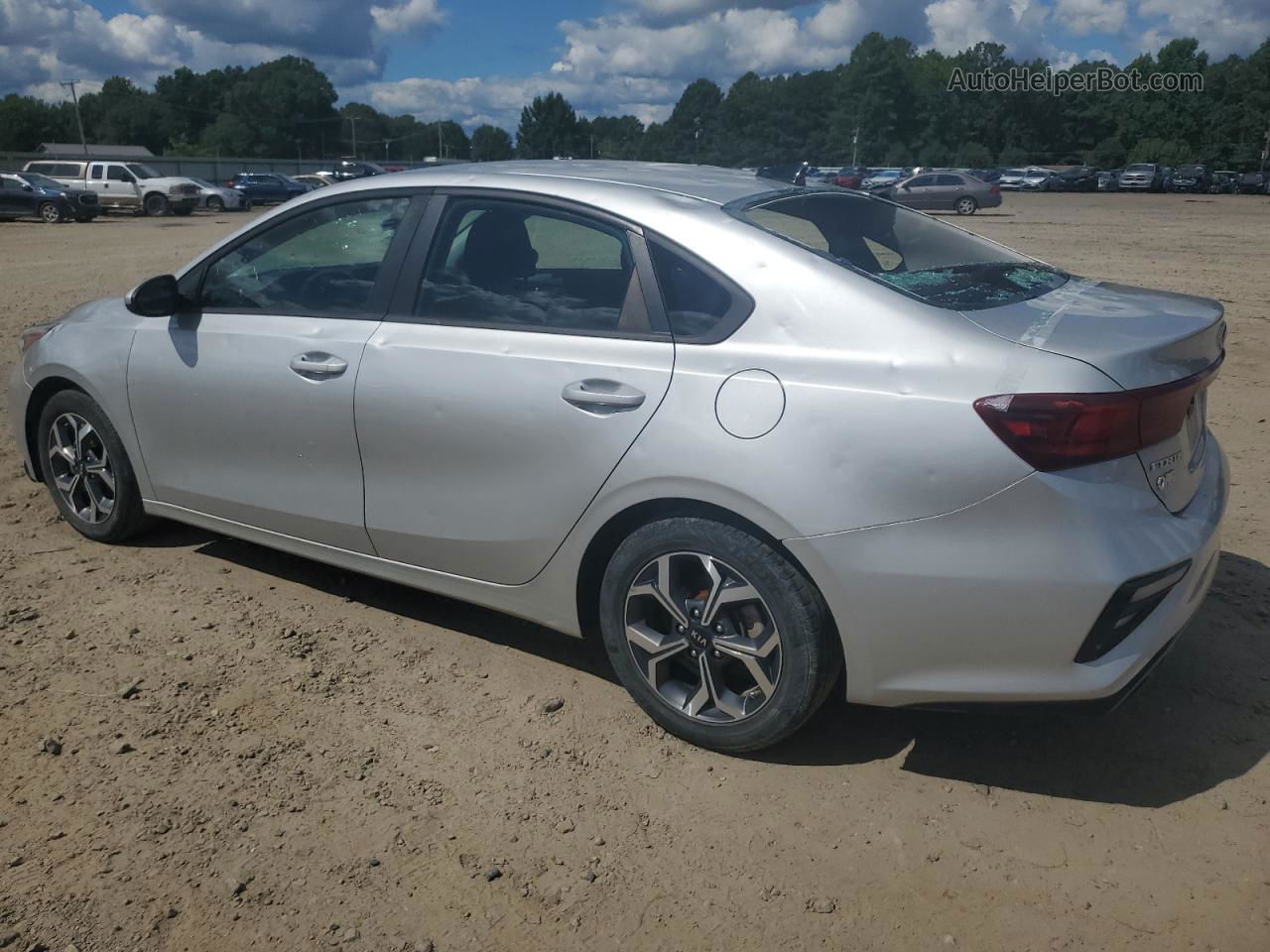 2020 Kia Forte Fe Silver vin: 3KPF24AD8LE152178