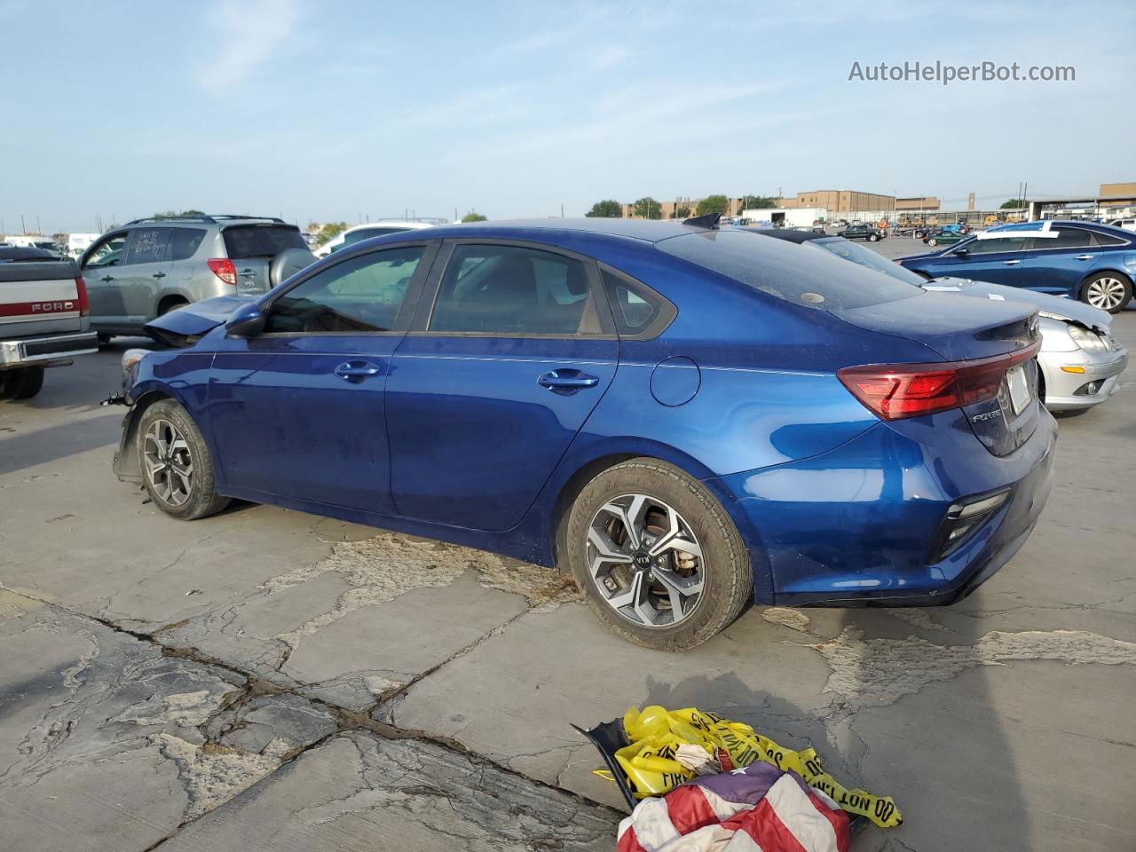 2020 Kia Forte Fe Синий vin: 3KPF24AD8LE159695