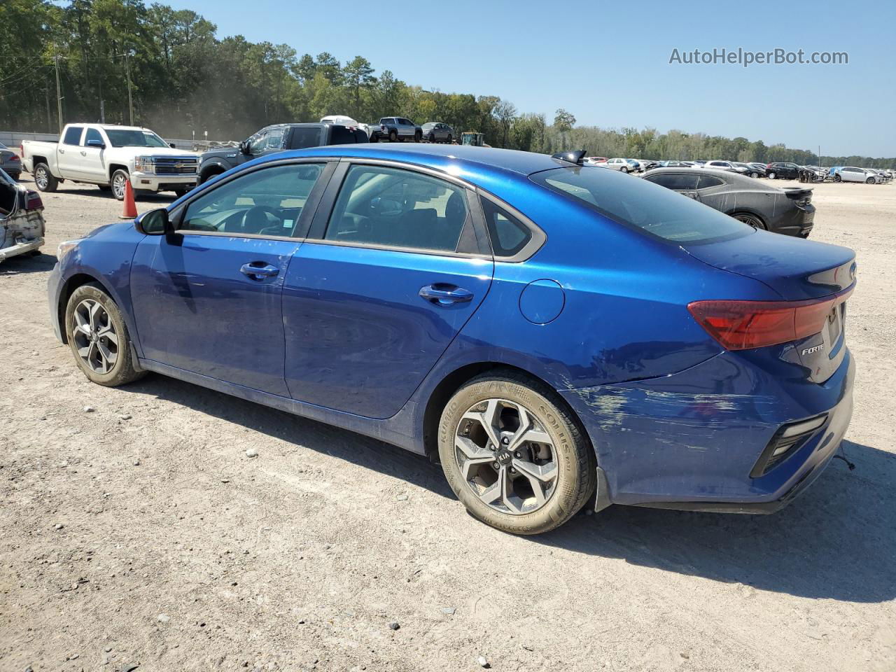 2020 Kia Forte Fe Синий vin: 3KPF24AD8LE169854