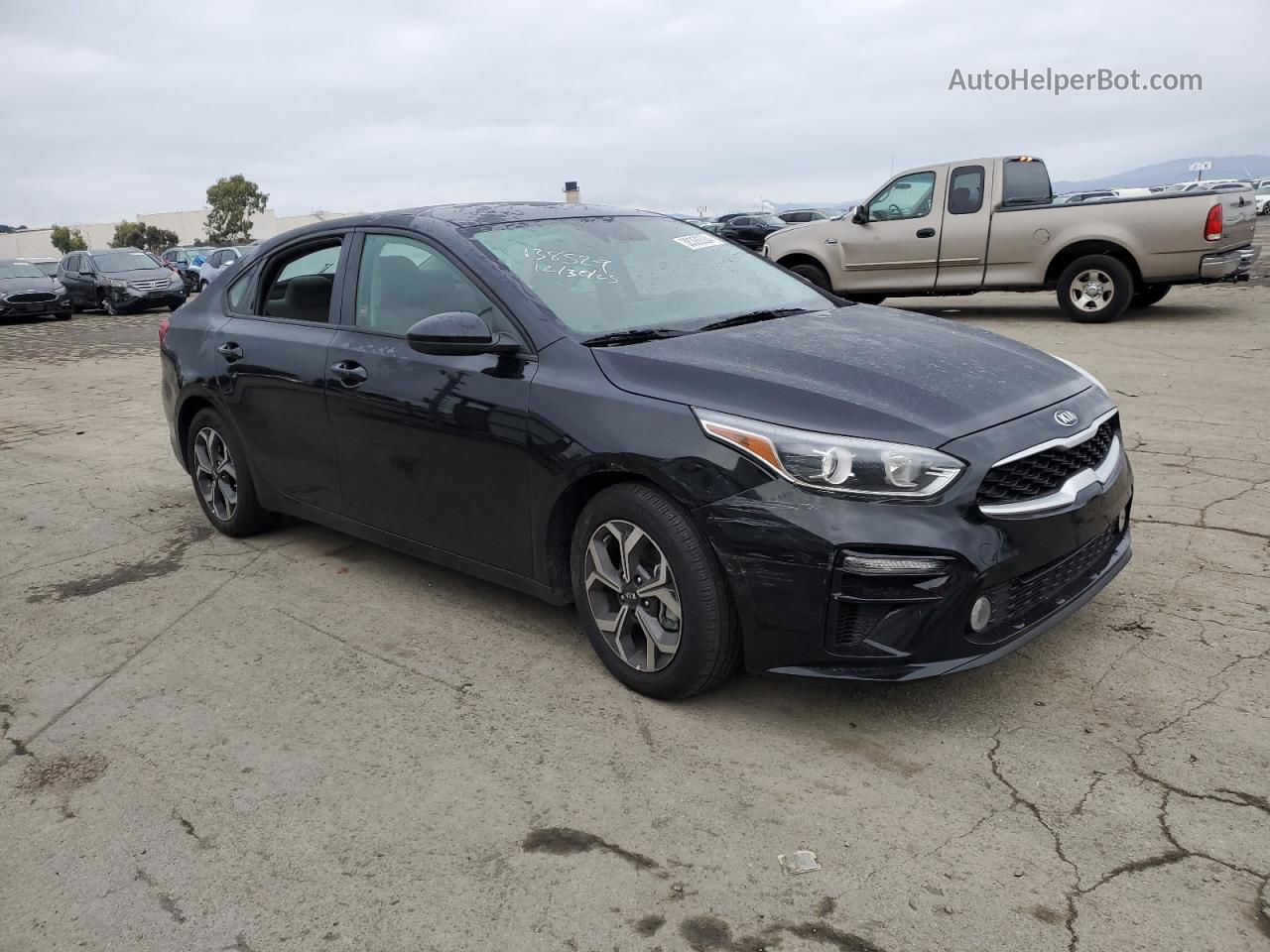 2020 Kia Forte Fe Черный vin: 3KPF24AD8LE175766